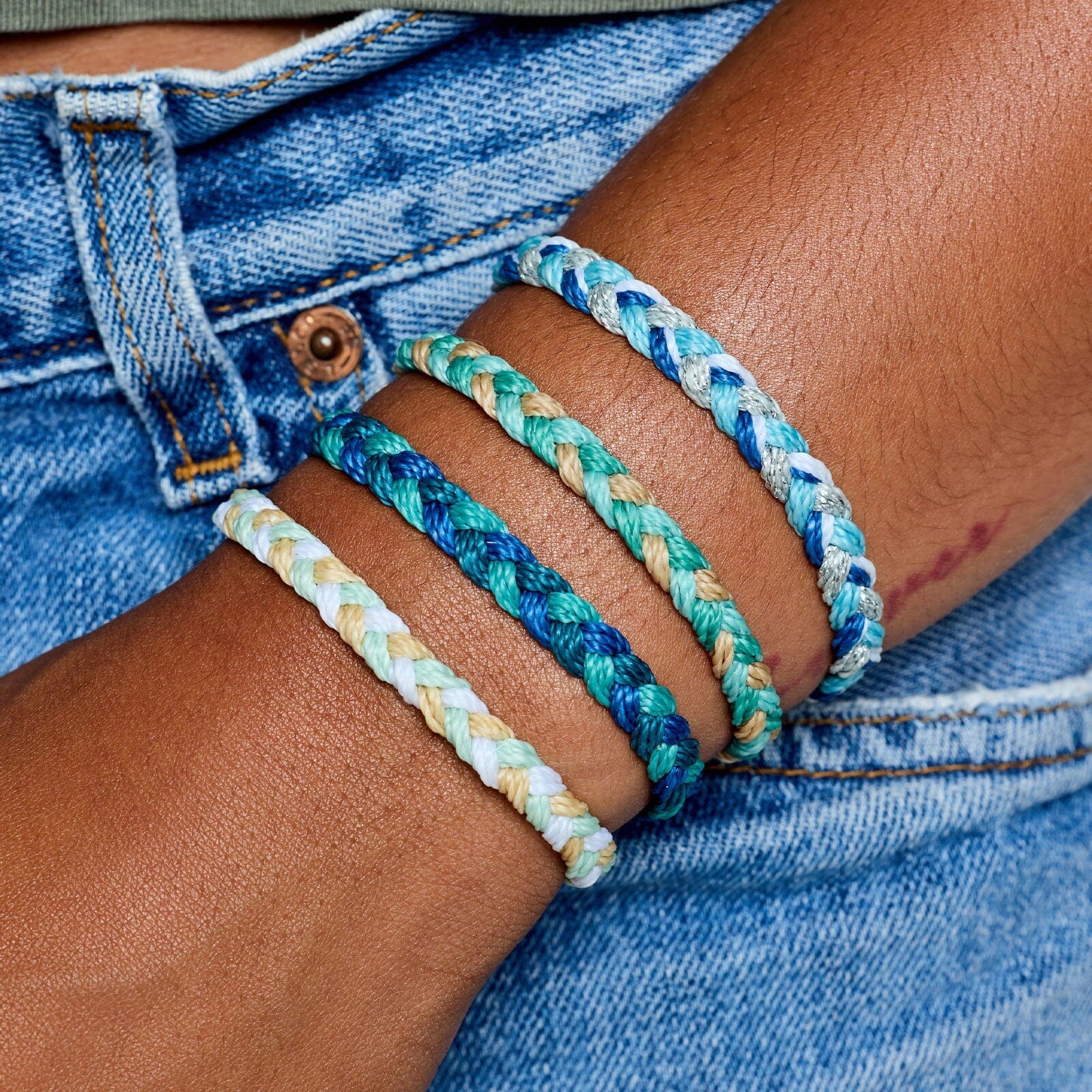 Pura Vida Braided Bracelet - Ocean Mist