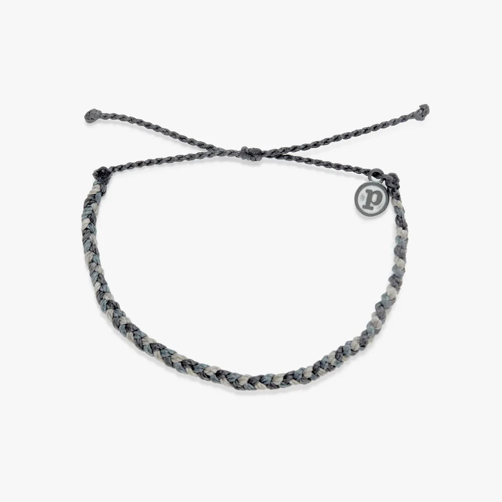 Pure Vida Multi Mini Braided Bracelet - Steel
