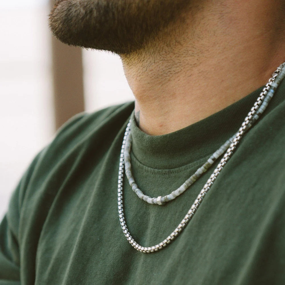 Pura Vida Men's Rolo Chain in Silver
