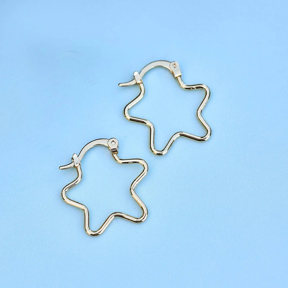 Pura Vida Wiggle Hoop Earring - Silver