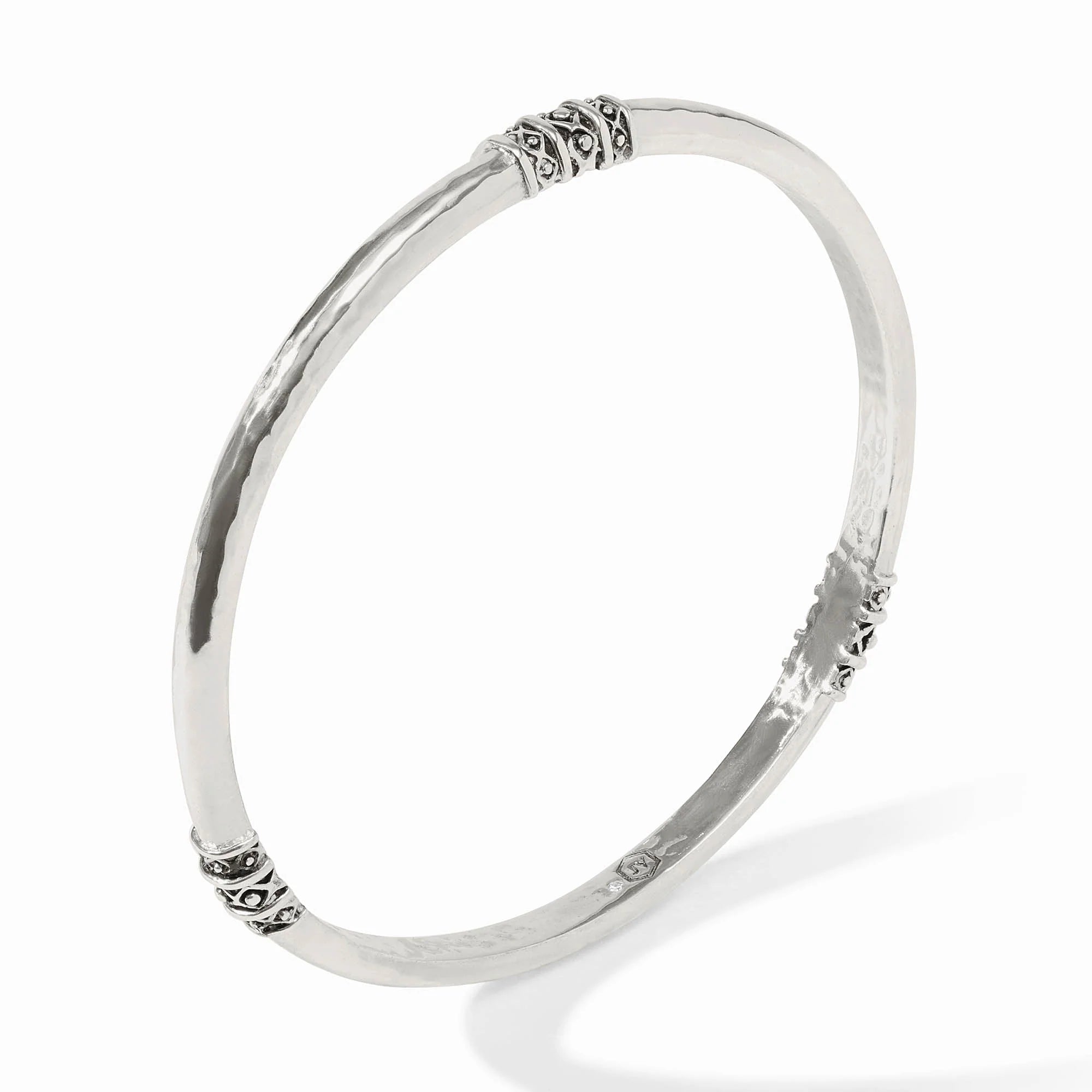 Julie Vos Catalina Bangle Silver - Medium