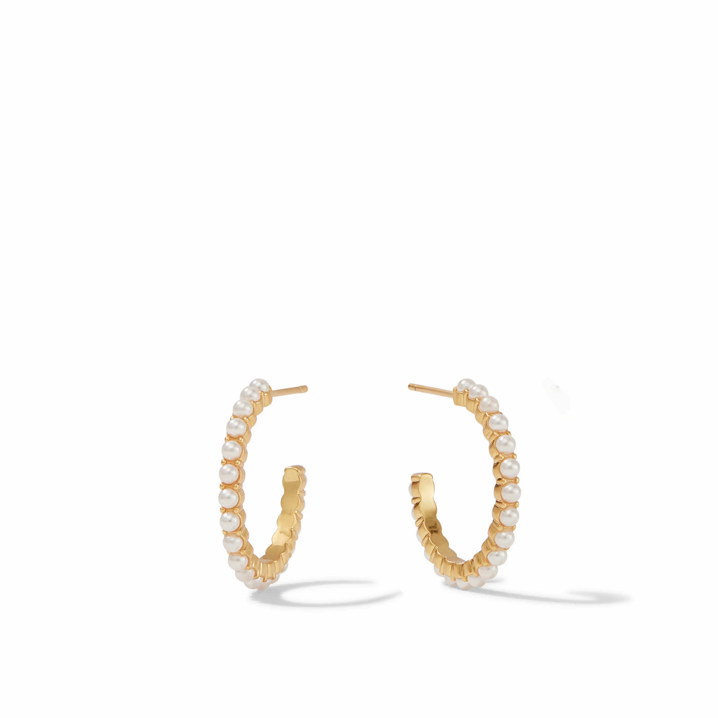 Julie Vos Juliet Hoop Pearl - Small