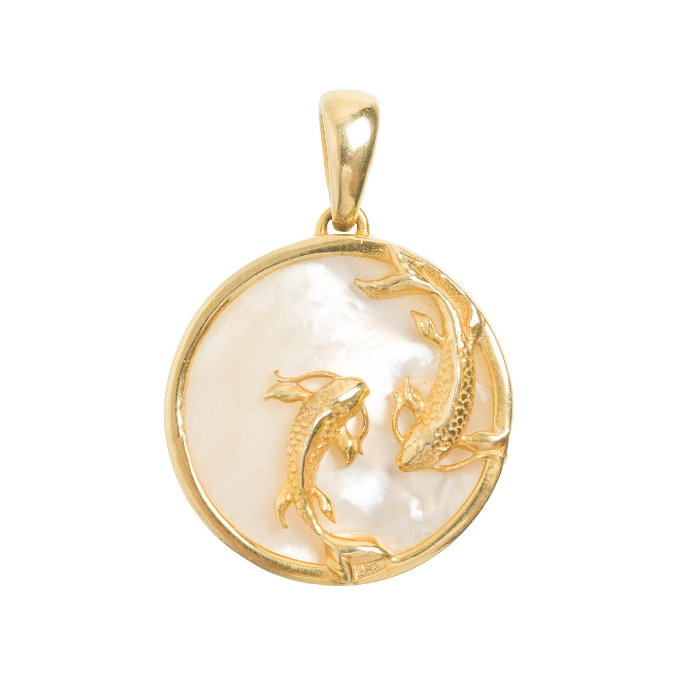 Freya Rose  - Pisces, Gold Zodiac Necklace