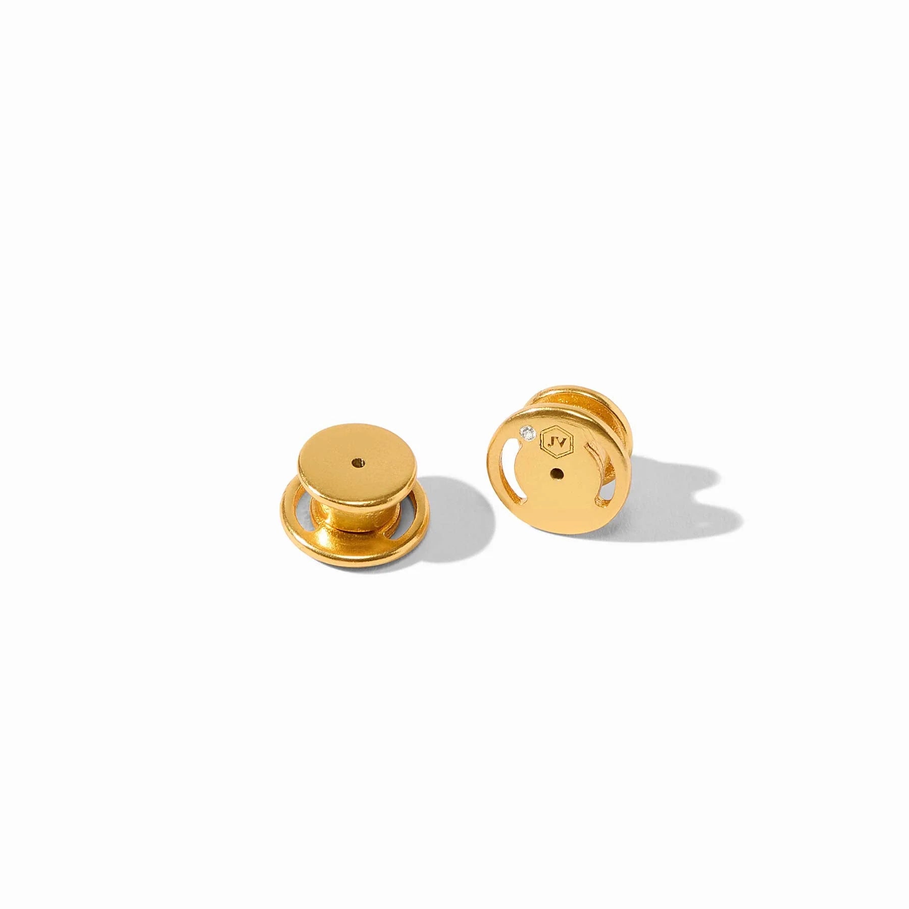Julie Vos Rainbow Studs - Iridescent Clear Crystal