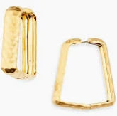 Dean Davidson Nomad Hammered Square Hoop Earrings