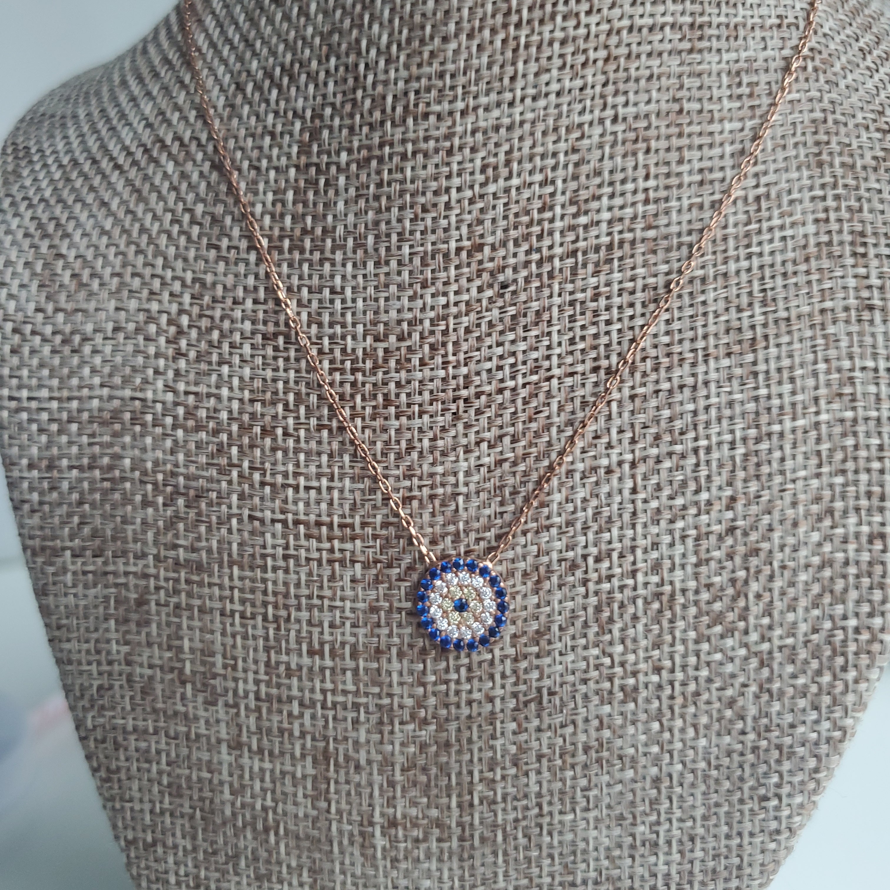 Rose Gold Circle Pendent