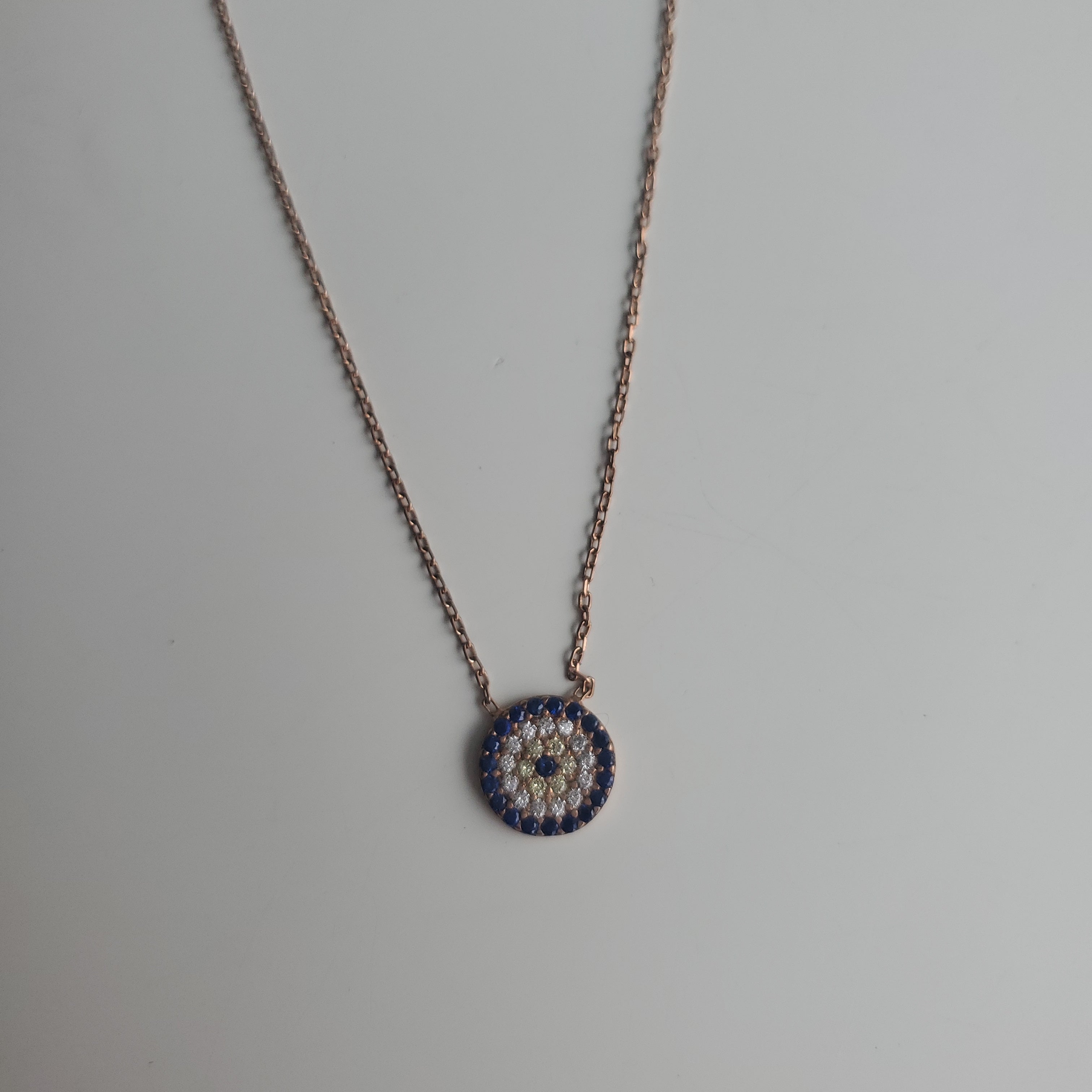 Rose Gold Circle Pendent