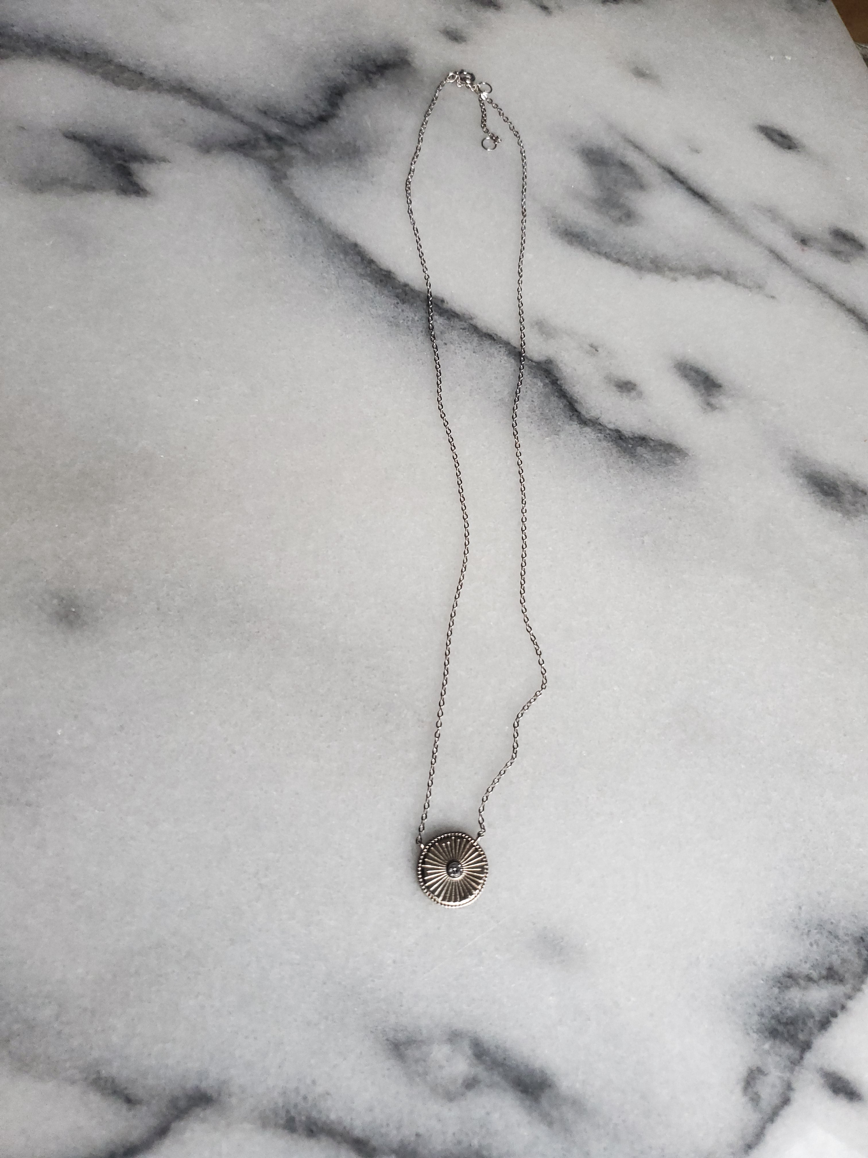 Sterling Silver Circle Pendant