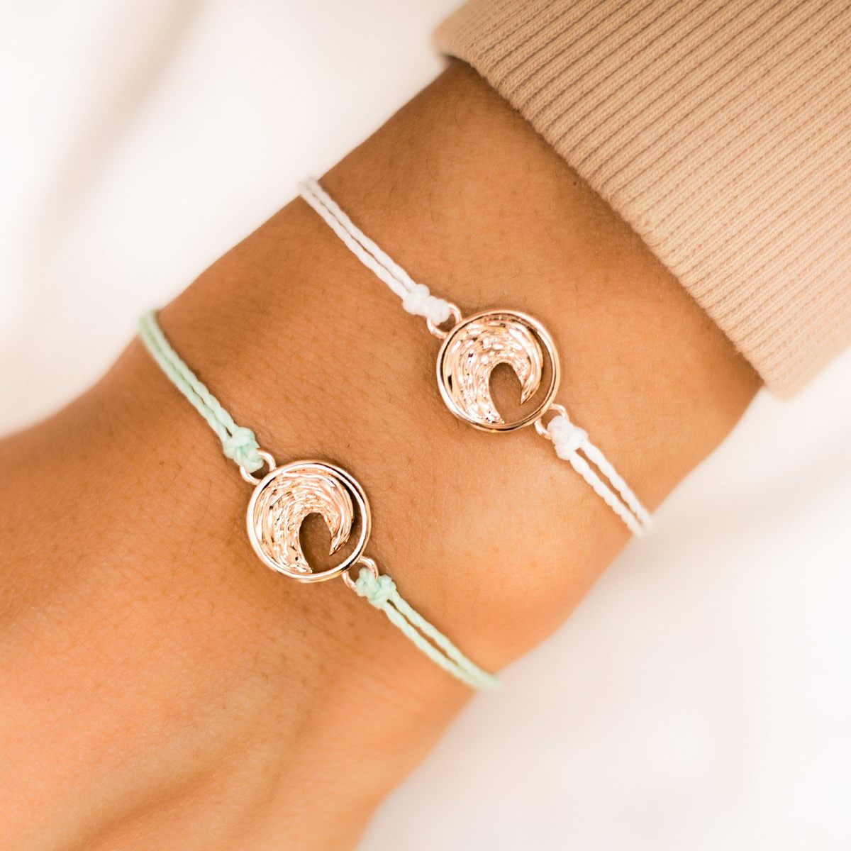 Pura Vida Swell Charm Bracelet - Rose Gold - Winterfresh