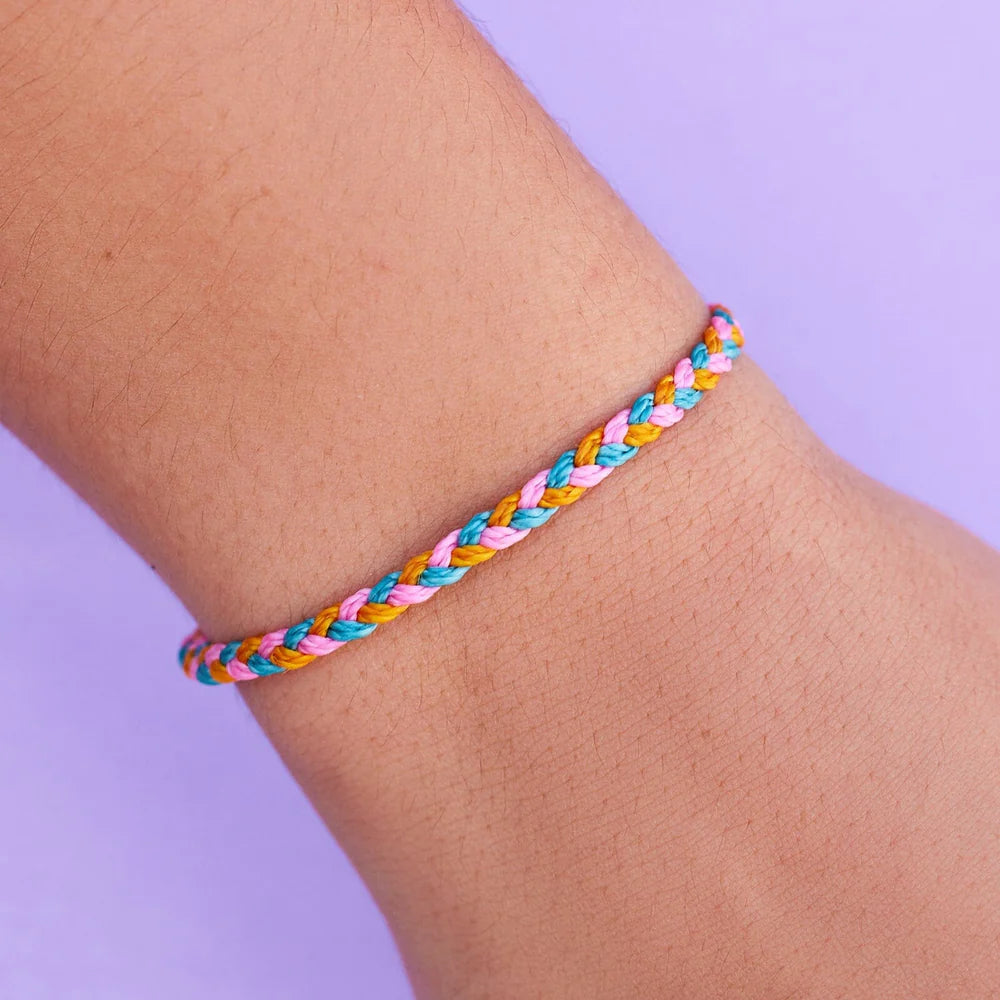 Pure Vida Multi Mini Braided Bracelet -  Tropical