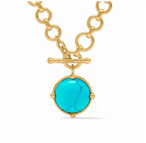 Julie Vos Honeybee Demi Necklace - Turquoise Blue