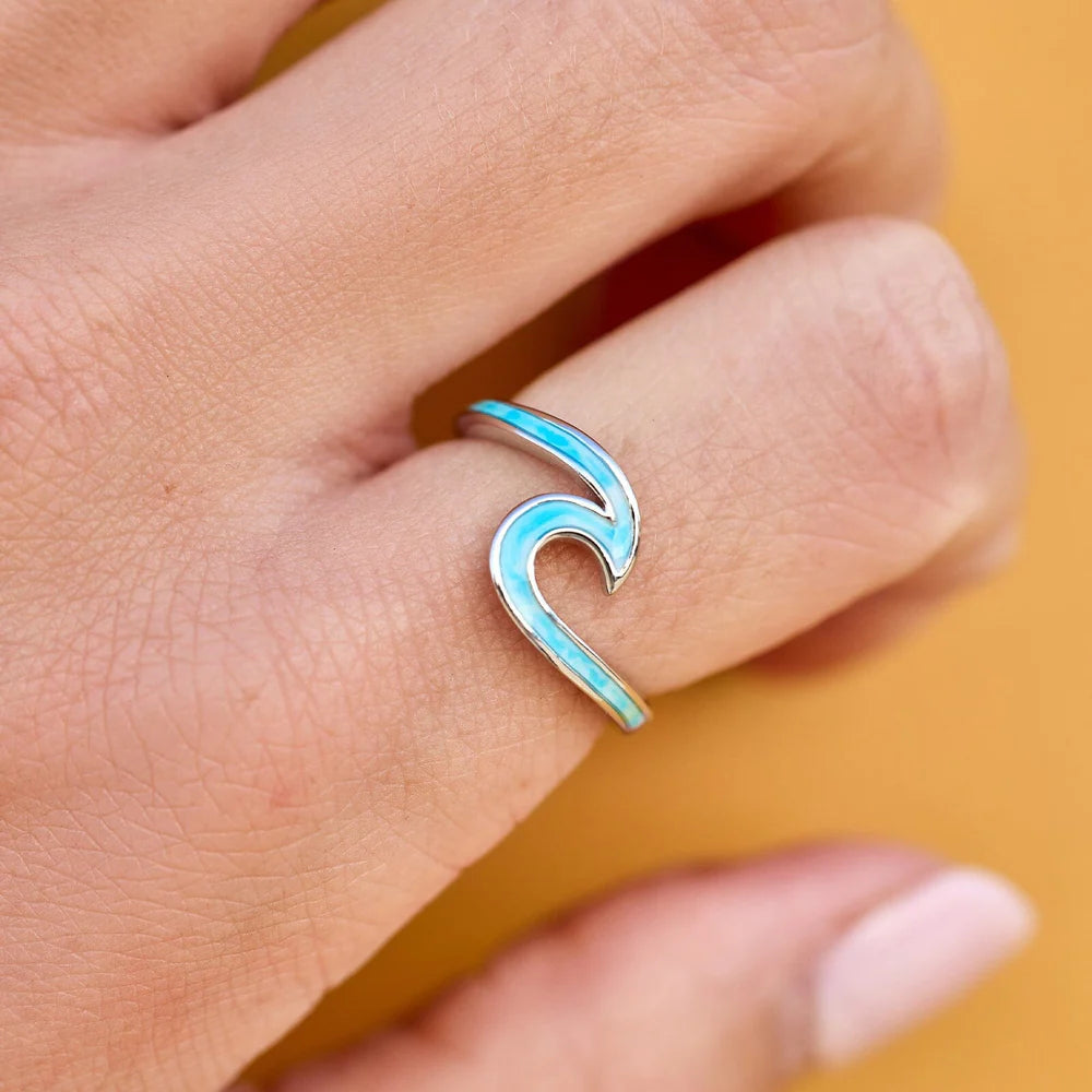 Pure Vida Tie Dye Wave Ring