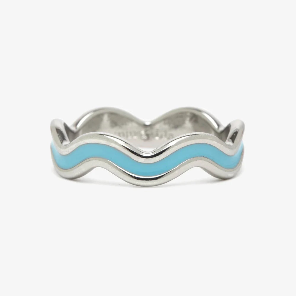 Pure Vida Surfrider Enamel Wiggle Ring