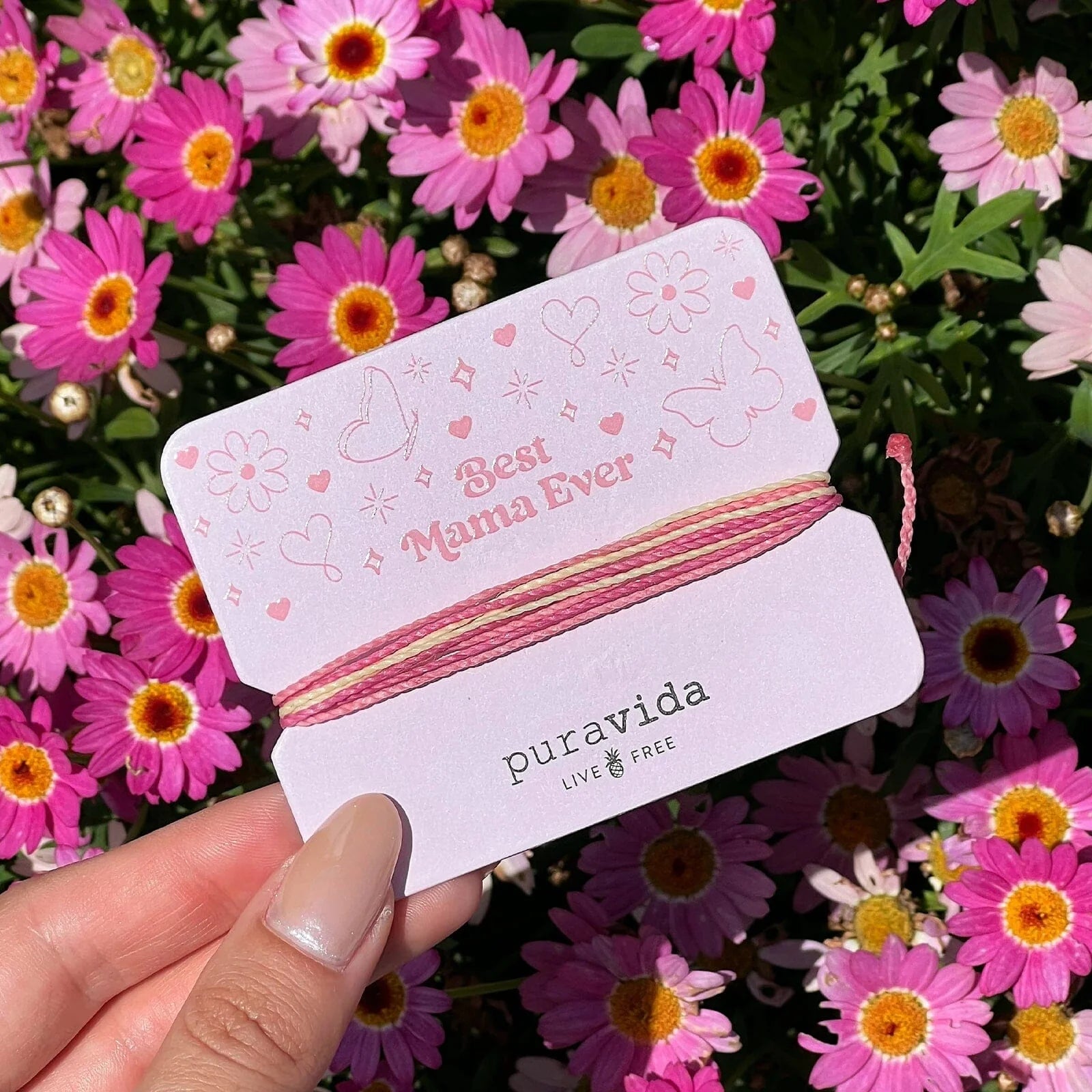 Pura Vida - Best Mama Ever Bracelet Card