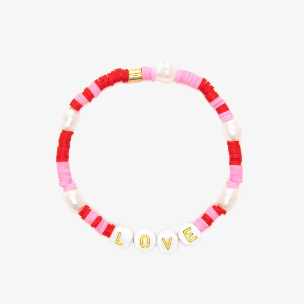 Pure Vida Love, Bestie Bead Stretch Bracelet