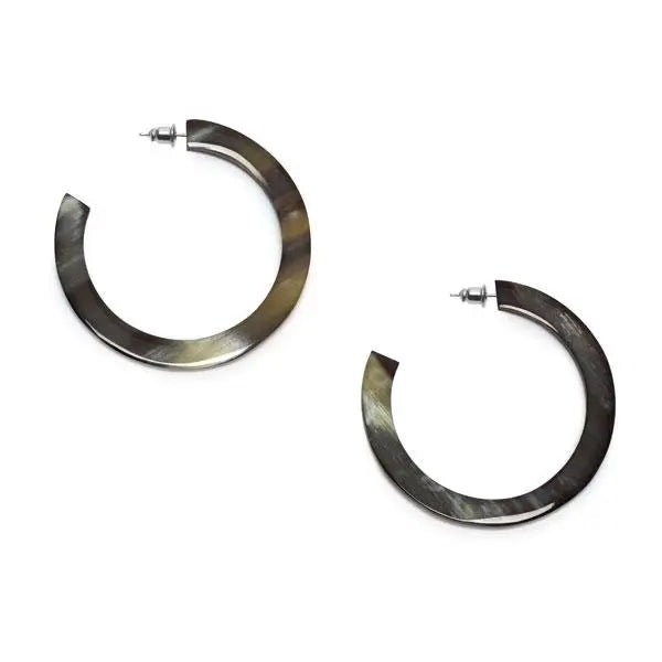 Branch Classic Buffalo Horn Hoop - Black Natural