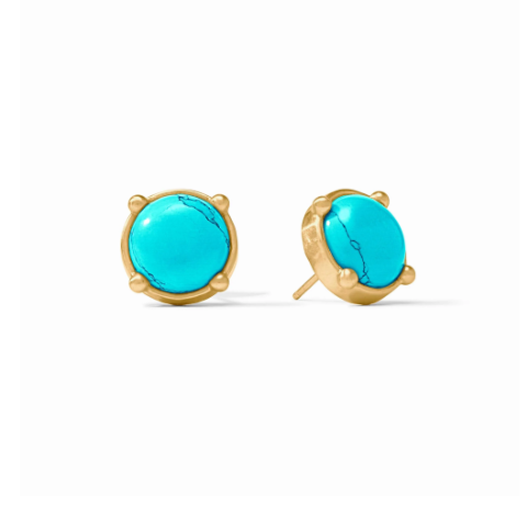 Julie Vos Honey Studs - Turquoise Blue