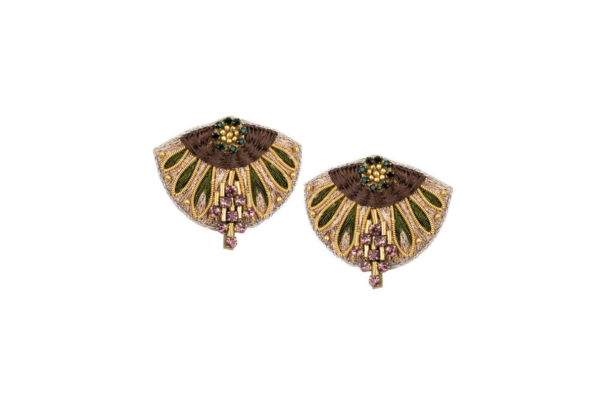 APEX Metallic Ear-chip Earrings in Melon