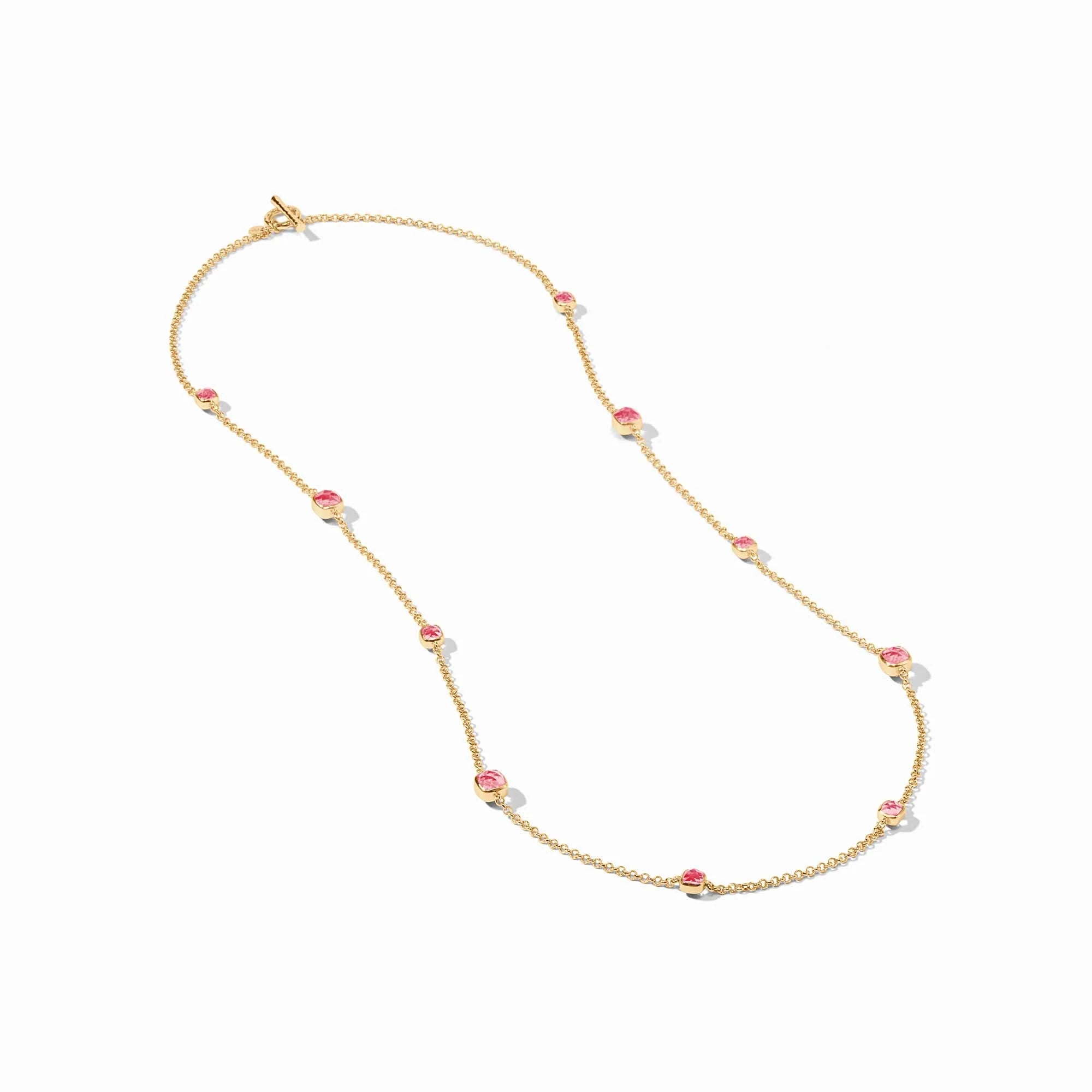 Julie Vos Aquitaine Station Necklace - Capri Blue