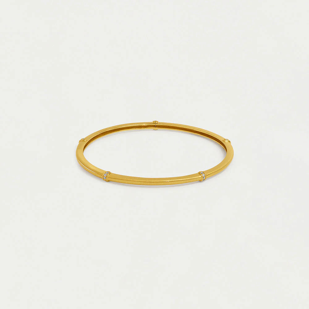 Dean Davidson Colette Pavé Station Bangle Bracelet - Gold