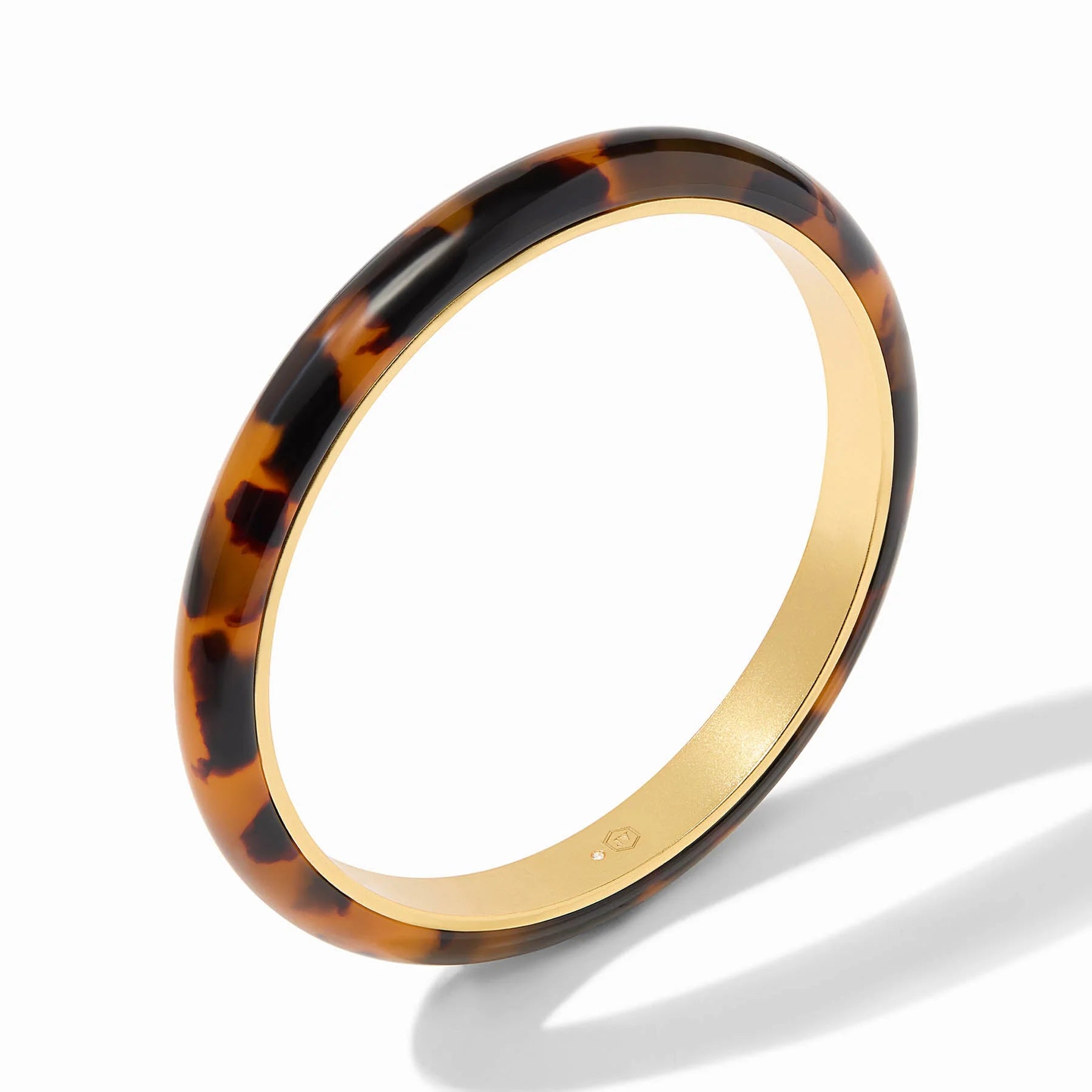 Julie Vos Madison Statement Bangle Tortoiseshell - Small