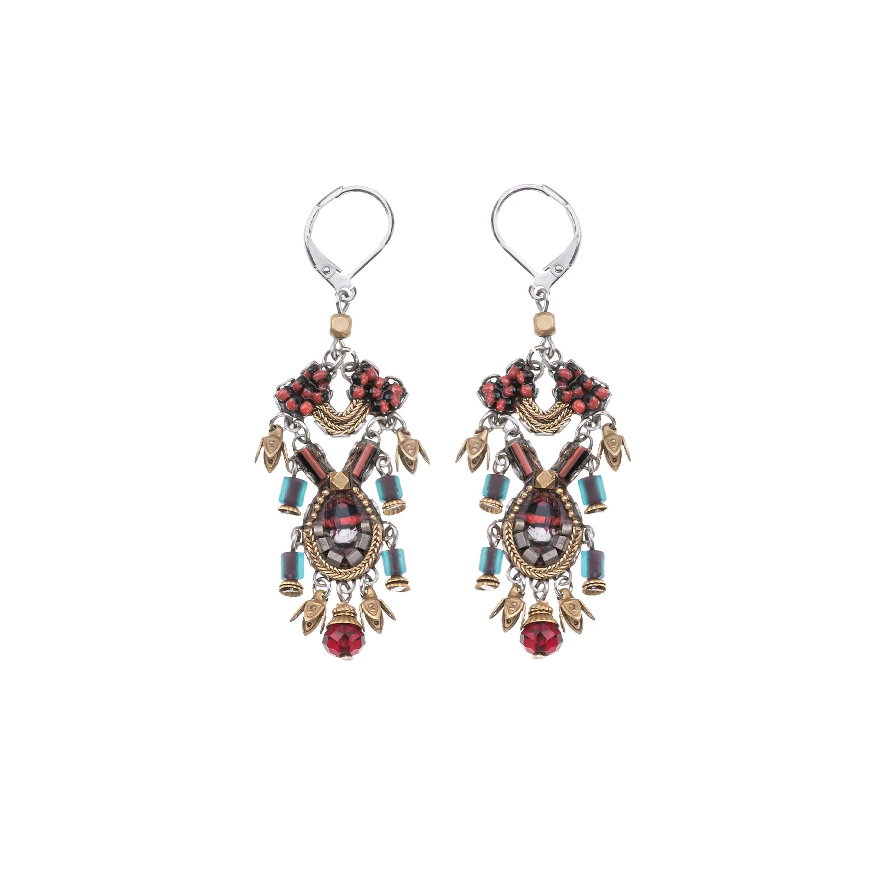 Ayala Bar - Noble Wine Set - Ruby Earrings