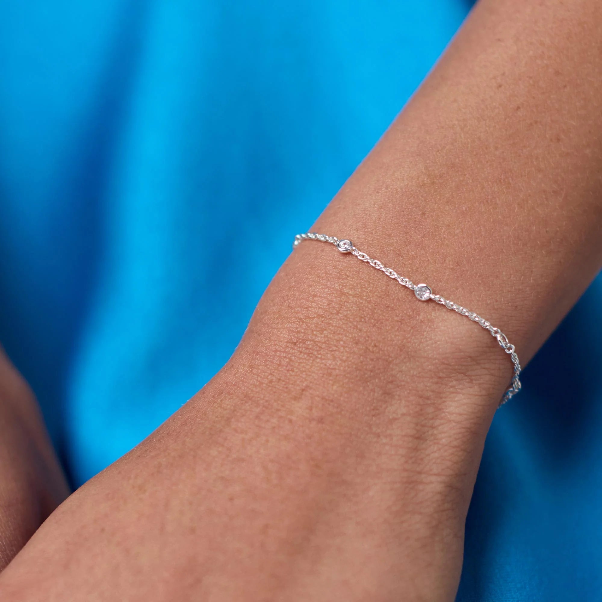Julie Vos Celeste Delicate Bracelet Cubic Zirconia - Silver