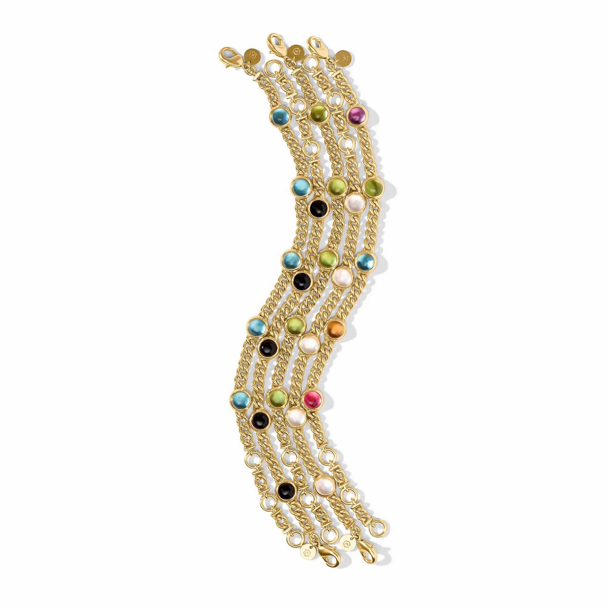 Julie Vos Dolce Delicate Bracelet - Iridescent Clear Crystal