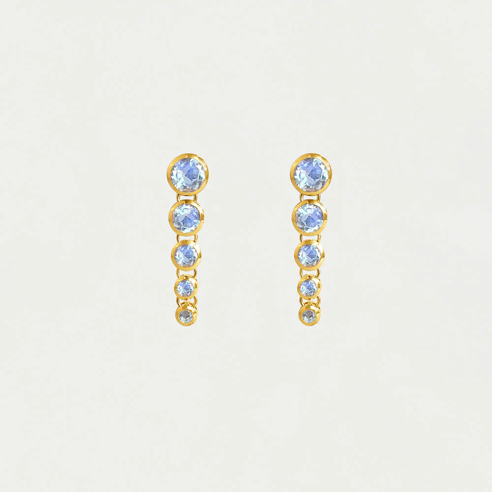 Dean Davidson Cascade Statement Drop Earrings - Rainbow Moonstone