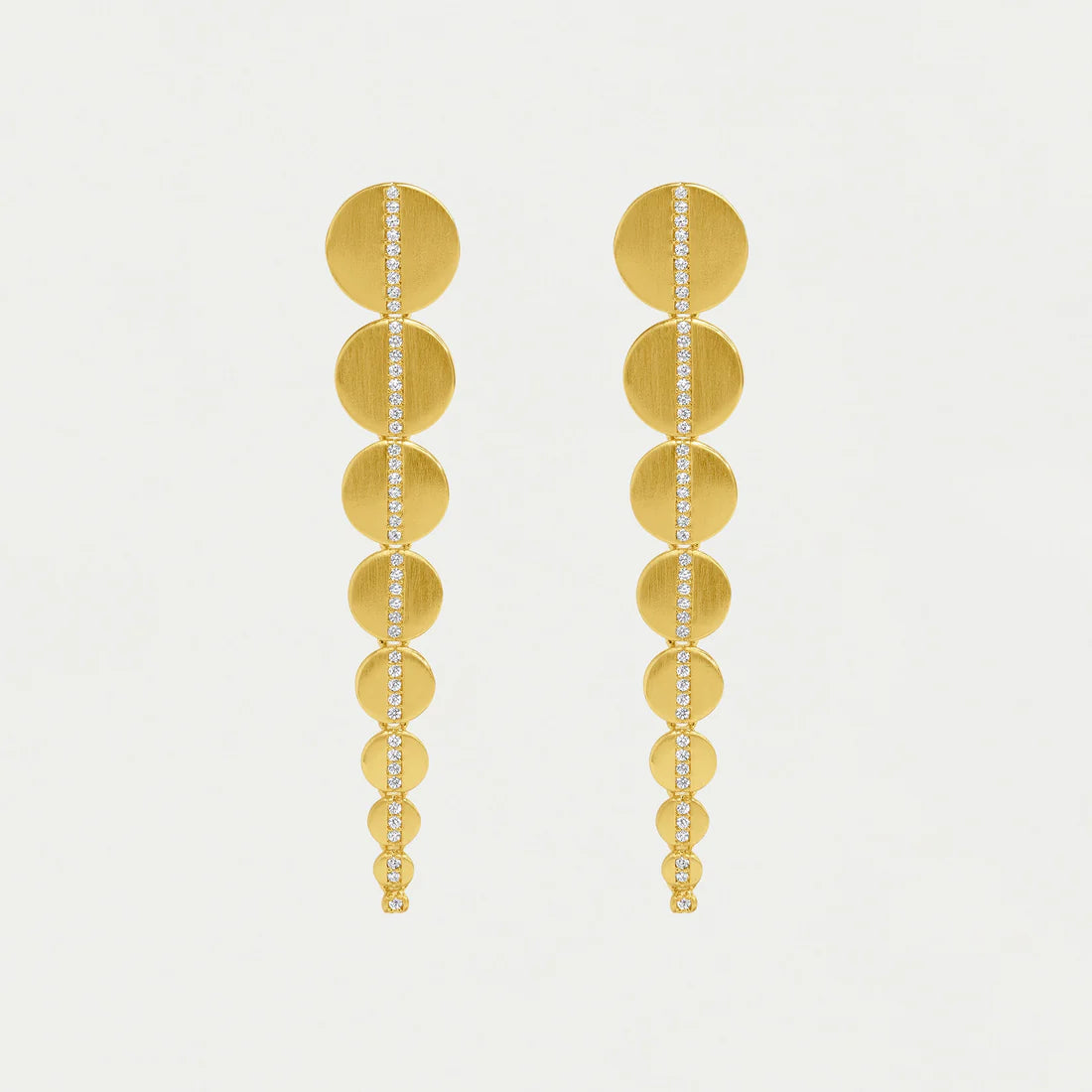 Dean Davidson Petit Pavé Statement Drop Earrings