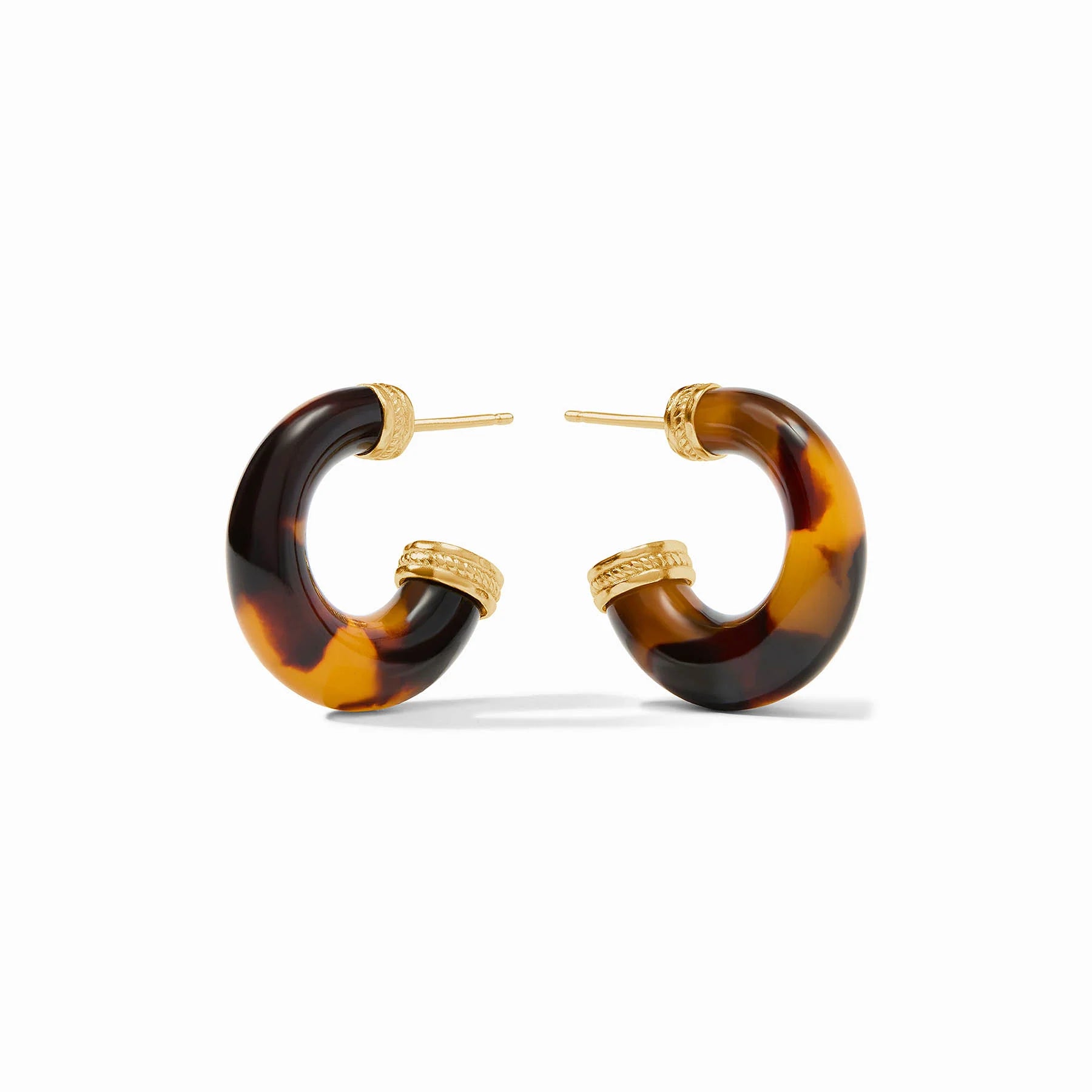 Julie Vos Madison Statement Hoop Tortoiseshell  - Small