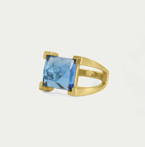 Dean Davidson Mini Plaza Ring - Midnight Blue