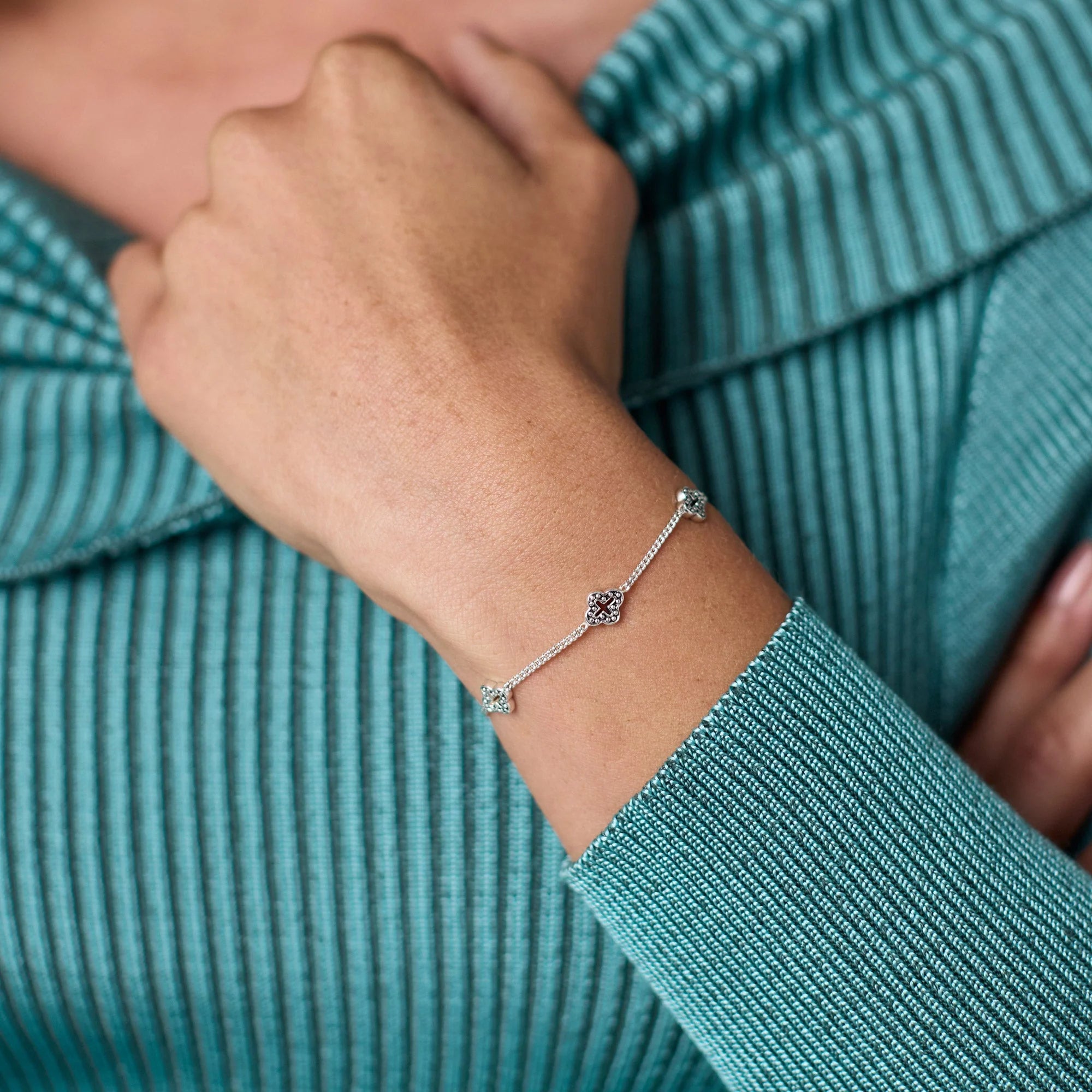 Julie Vos Florentine Delicate Bracelet - Silver