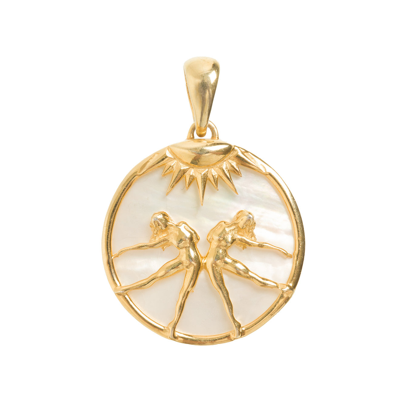 Freya Rose  - Gemini, Gold Zodiac Charm