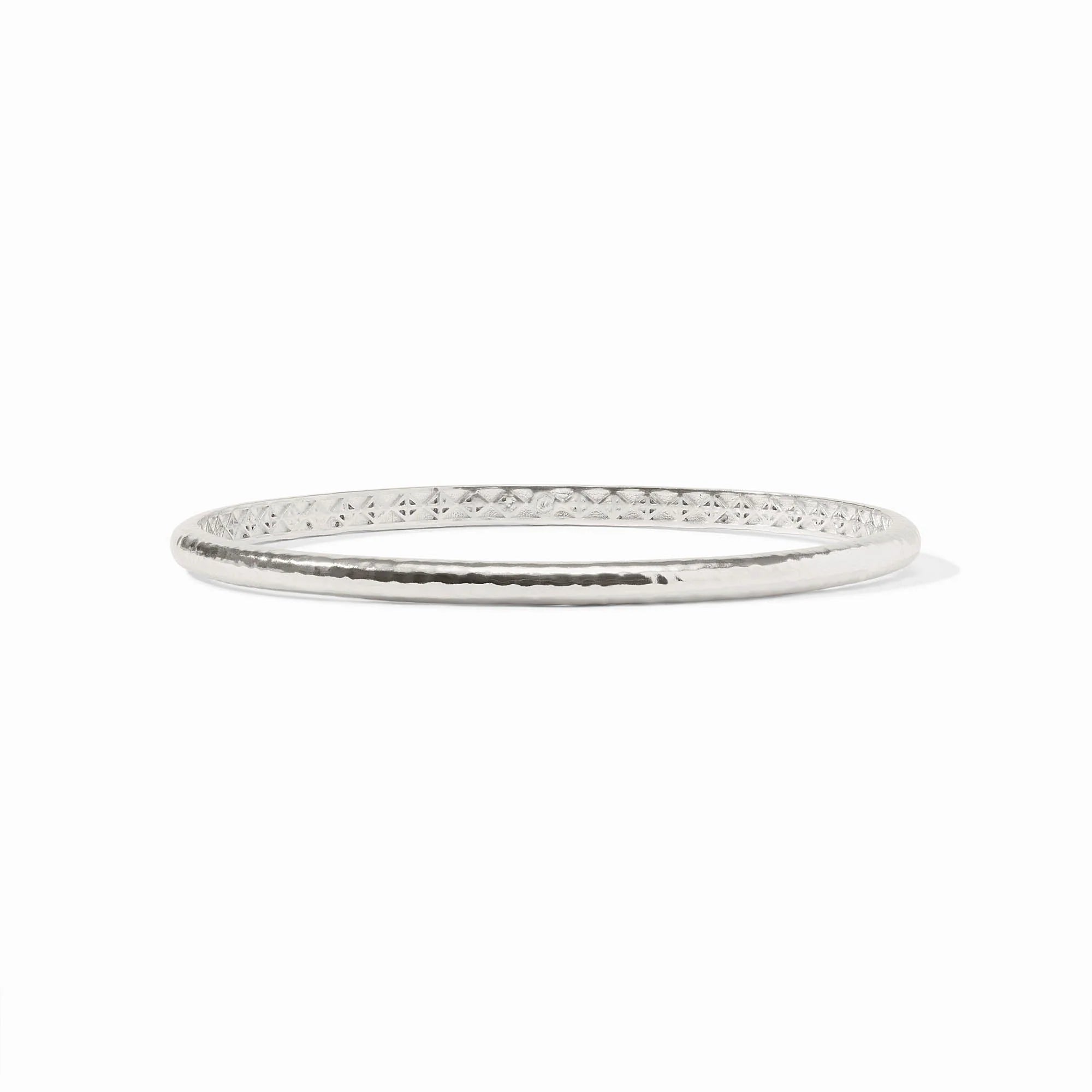 Julie Vos Havana Demi Bangle Silver - Medium