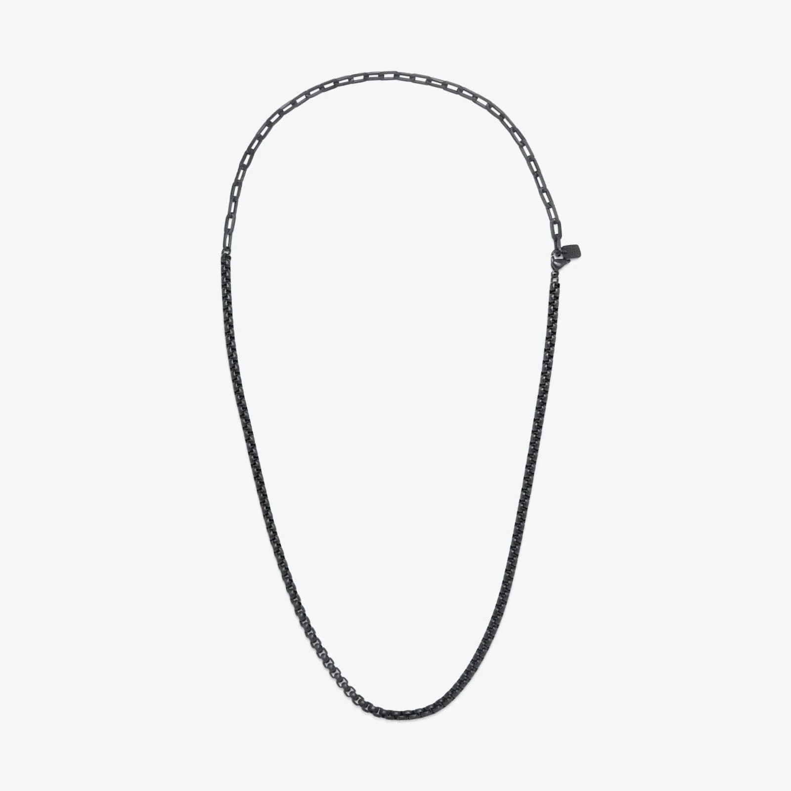 Pura Vida Men's Rolo Chain in Black