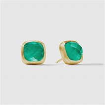 Julie Vos Catalina Stud - Iridescent Emerald Green