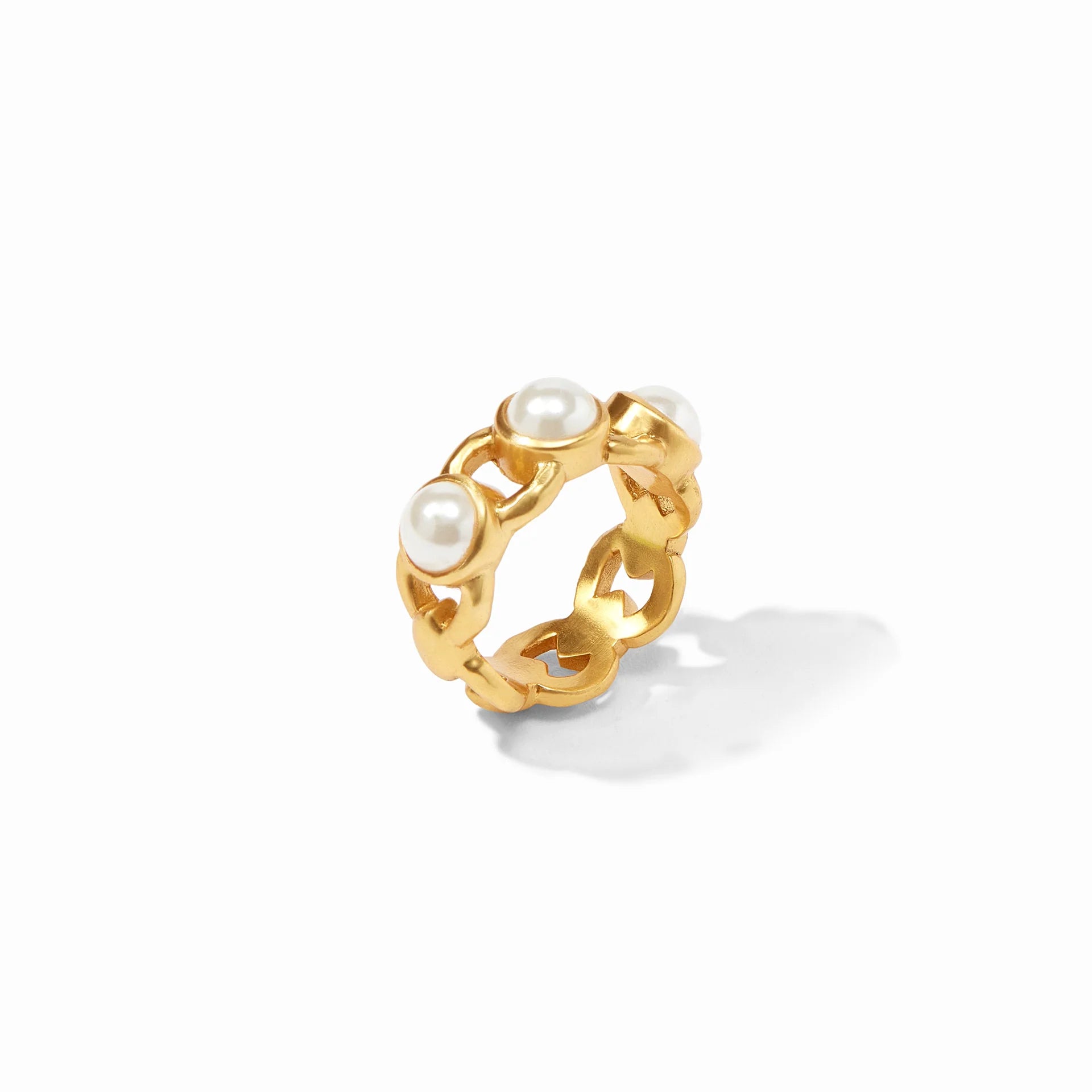 Julie Vos Palermo Pearl Ring - Size 8