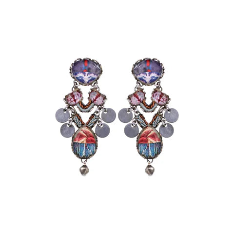 Ayala Bar Blue Playful Earrings Serene Sunrise Set