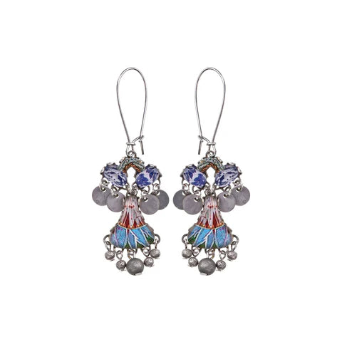 Ayala Bar Blue Dangling Earrings Serene Sunrise Set