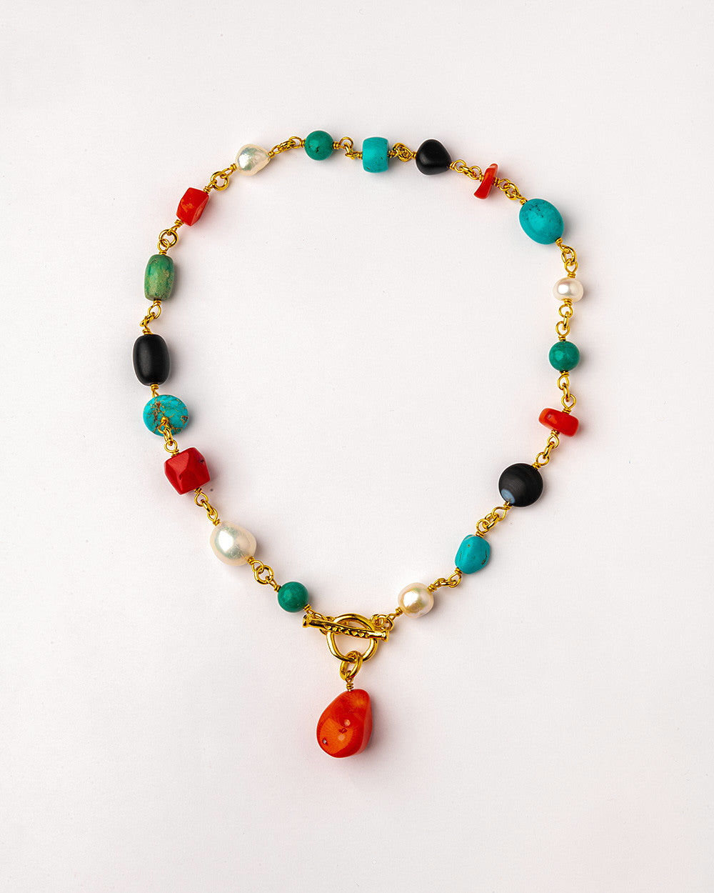 Velatti Mixed Stone Necklace