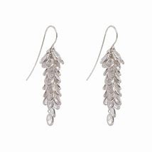 Freya Rose Silver Midi Crystal Drops