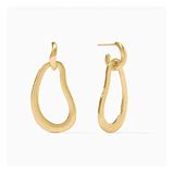 Julie Vos Wave Doorknocker Earring