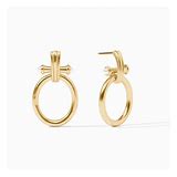 Julie Vos Bamboo Doorknocker Earring