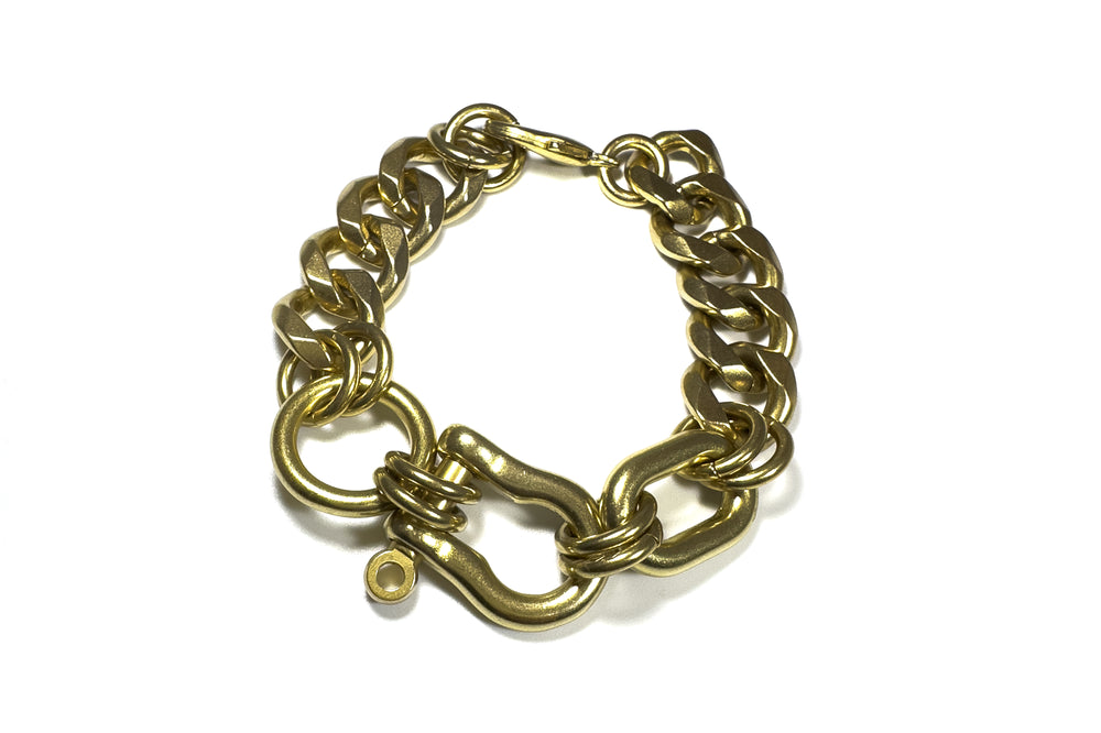 Rachel Nathan Chain: Shackle Trio Bracelet (Small/Medium)