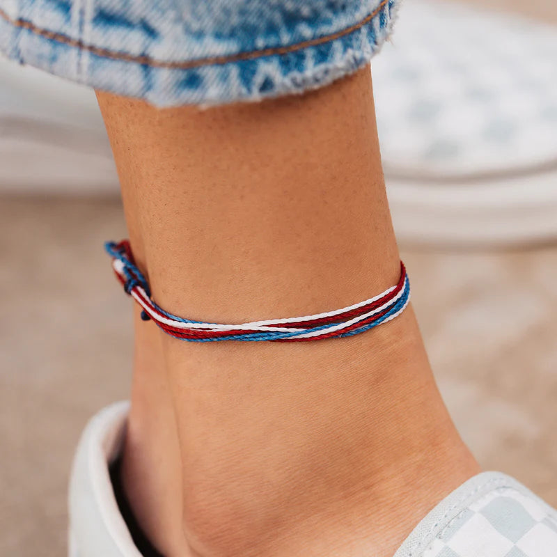 Pura Vida Homes For Our Troops Anklet