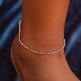 Pura Vida Twisted Rope Chain Anklet