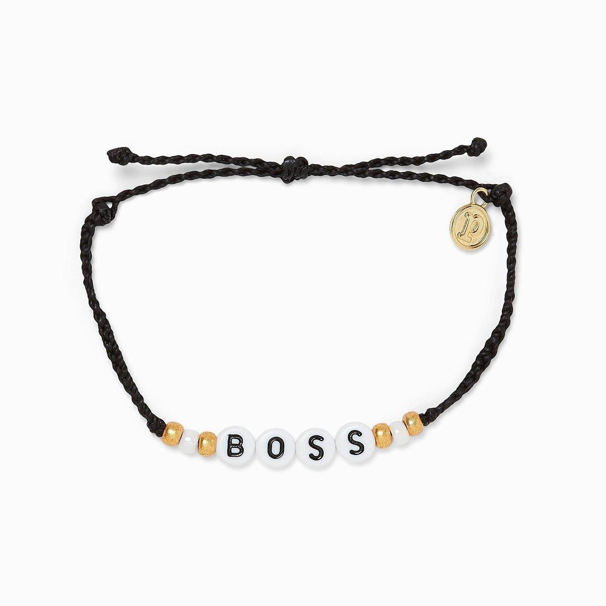 Pura Vida Boss Alphabet Bead Bracelet