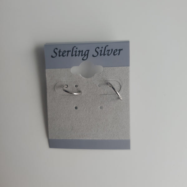 Sterling Silver Thin Small Hoop