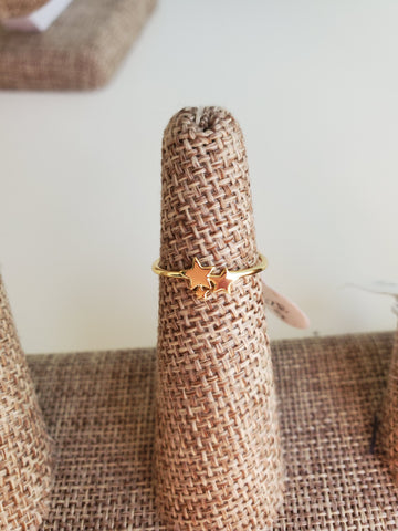 Gold Star Ring - Size 5